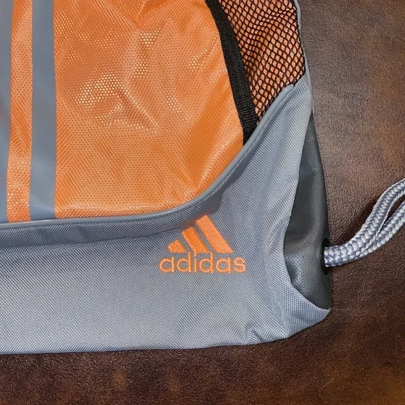 🌵Adidas drawstring peach colored bag! - Picture 2 of 7